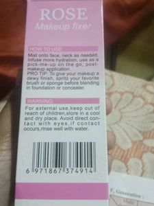 Clamy Rose Makeup Fixer