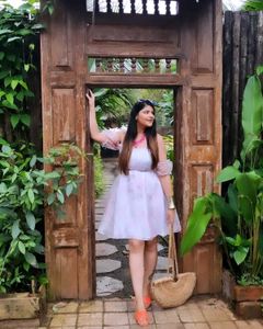 White Organza Dress
