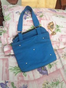 Blue Handbag