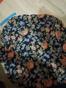 black floral top