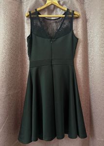 Black Sequin Mesh Dress
