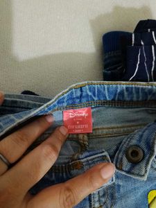 Kids&#39; Denim &amp; Striped Bottoms