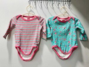 Baby Girl Bodysuits (Set of 2)