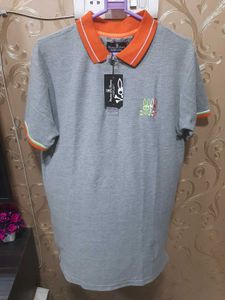 Gray Polo Shirt