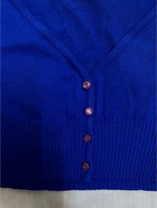 Trendy Blue Crop Top