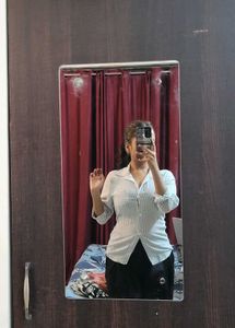 Striped Button-Down Fitted Shirt