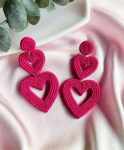 Heart Dangle Earrings
