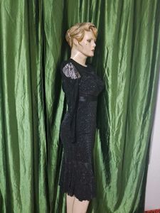 Elegant Black Lace Dress