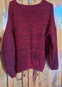 Ema Red Knit Sweater