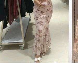 Floral Print Skirt