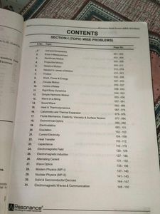Resonance Rank booster Physics for JEE Mains
