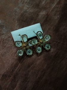 Flower Crystal Earrings