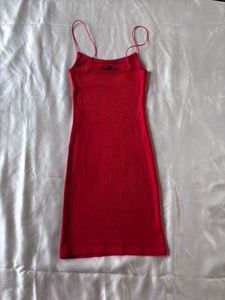 Zara Red Bodycon Mini Dress