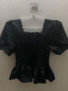 Black Crop Top