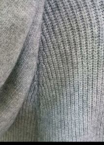 Cozy Grey Knit Sweater