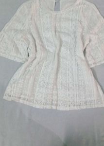 Lace Top with Bell Sleeves