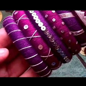 Purple Colour Bangles 💜