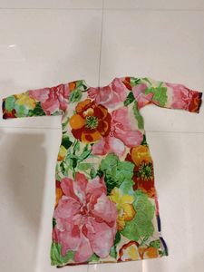 Floral Print Tunic Top