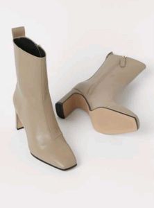 H&M Beige Ankle Boots