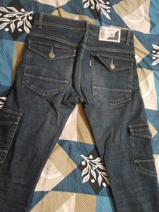 Cargo Denim Jeans