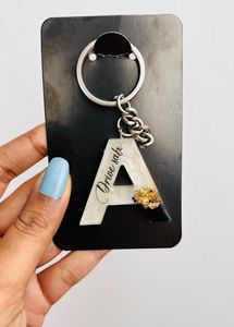 Resin keychain(Drive Safe) Tag
