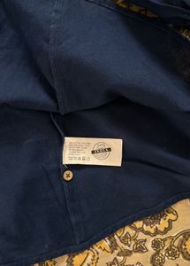 Haute Curry ShoppersStop Navy Linen Tunic