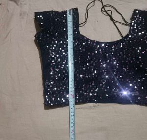 Sequined Party Blouse