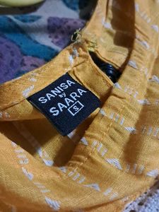 Vintage-Inspired Orange Tunic