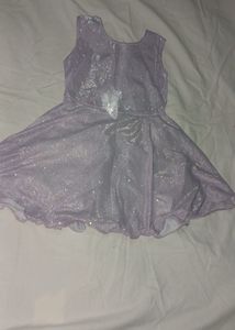 Lavender Colour Kids Western Dress 👗
