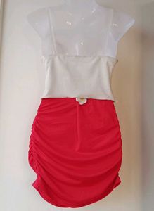 White Lace Trim Cami Top