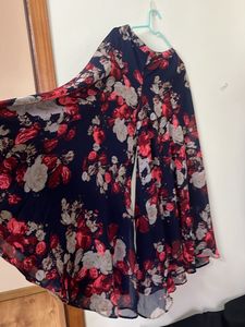 BLUE FLORAL PARTY WEAR PALAZZO
