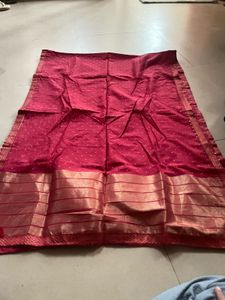 Pink Polka Dot Fabric with Border