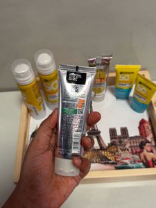 Garnier Face Wash And Sunscreen