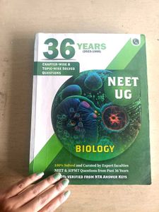NEET UG Biology - 36 Years