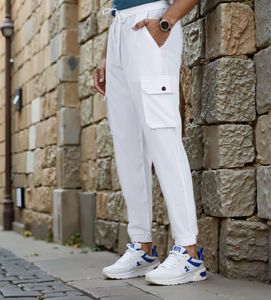White Cargo Pants