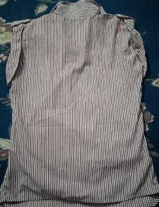 Striped Button-Down Shirt