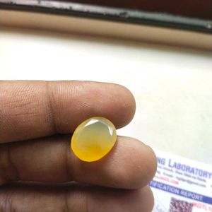 5.70Cts. Natural Yellow Sapphire(Pukhraj) Gemstone