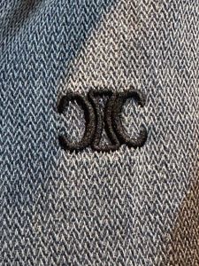 CELINE Paris Logo‑Trim Denim Overshirt / Shirt Jac