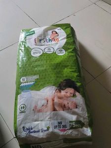 75 Pcs Baby Diaper Pants new born size