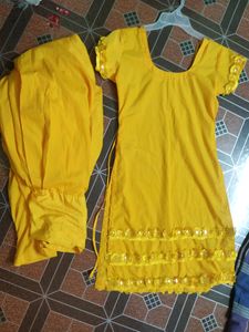 Beautiful Patiala Suit With No Dupatta 💛