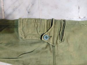 Trouser Pant Mehndi Green Colour
