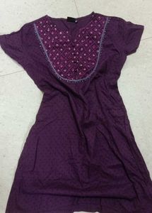 ✨Boho Ethnic Kurti With Mirror Work✨