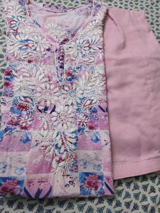 Floral Embroidered Kurta Set