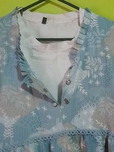 Tiered Dress with Floral Print