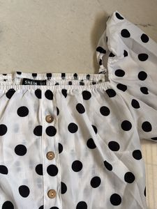 Shein Polka Dot Cute Top 🎀