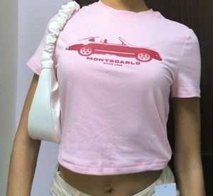 Pink Car Graphic Tee