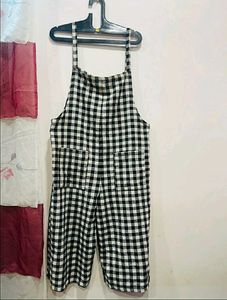 Cute Trendy Gingham Jumpsuit