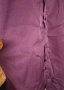 Burgundy Button-Down Shirt