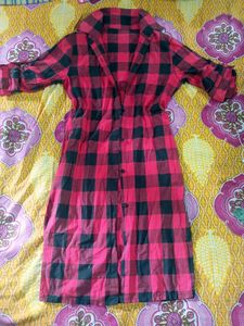 Red & Black Plaid Dress