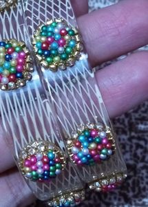 Colorful Beaded Bangles